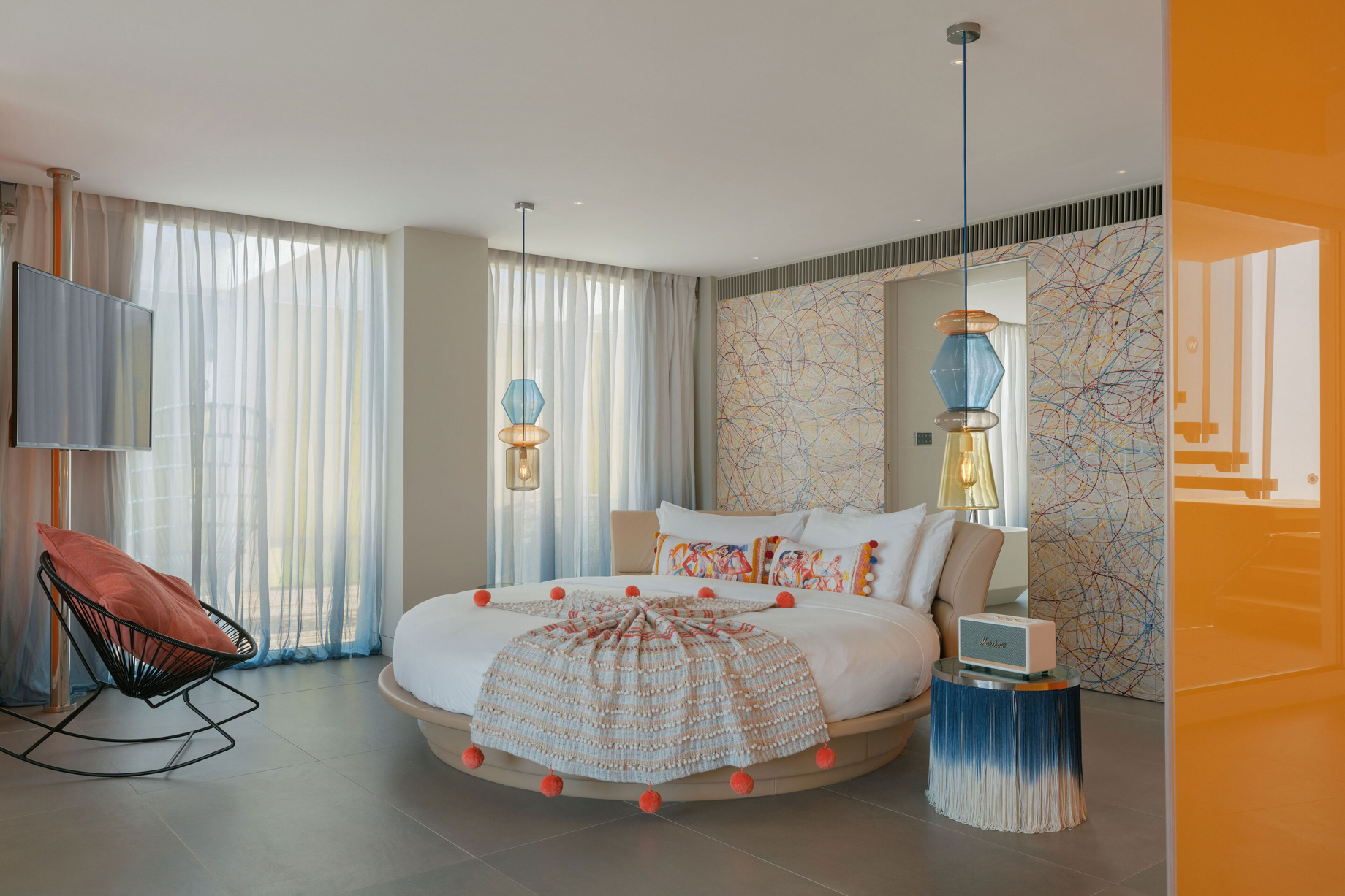 W Ibiza Hotel – Santa Eulalia del Rio, Spain – E WOW Bedroom