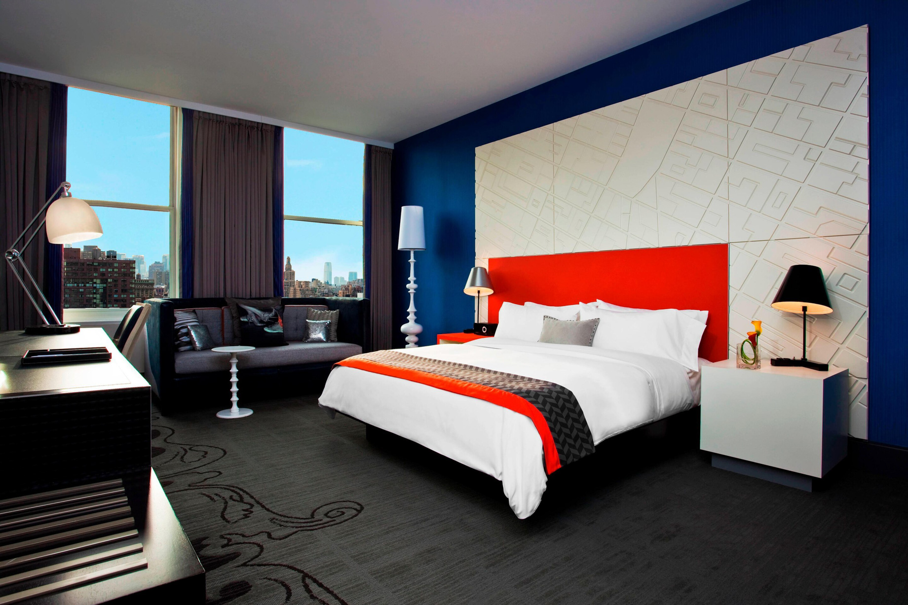 W New York Union Square Hotel – New York, NY, USA – Mega Guest Room Bed