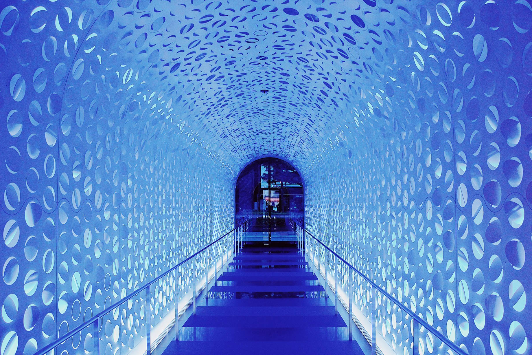 W Osaka Hotel – Osaka, Japan – Iconic Blue Tunnel
