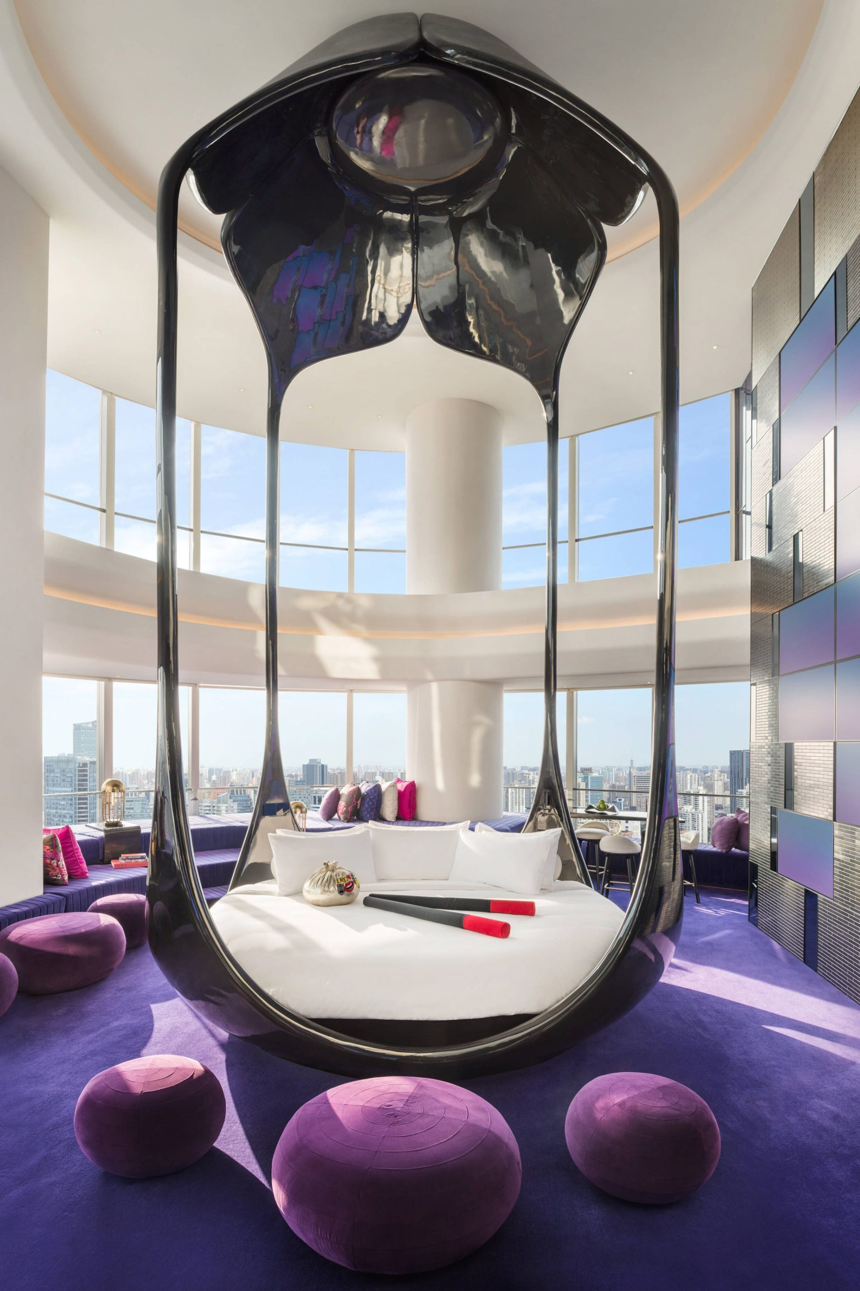 W Shanghai The Bund Hotel - Shanghai, China - Cloud on the Bund Guest Room