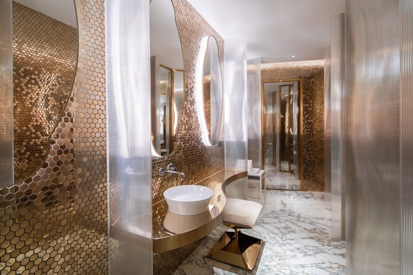 W Suzhou Hotel - Suzhou, China - Extreme WOW Suite Bathroom Vanity