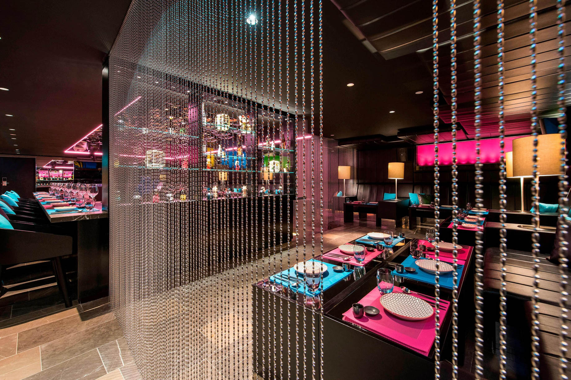 W Verbier Hotel – Verbier, Switzerland – Carve Sushi Bar Decor