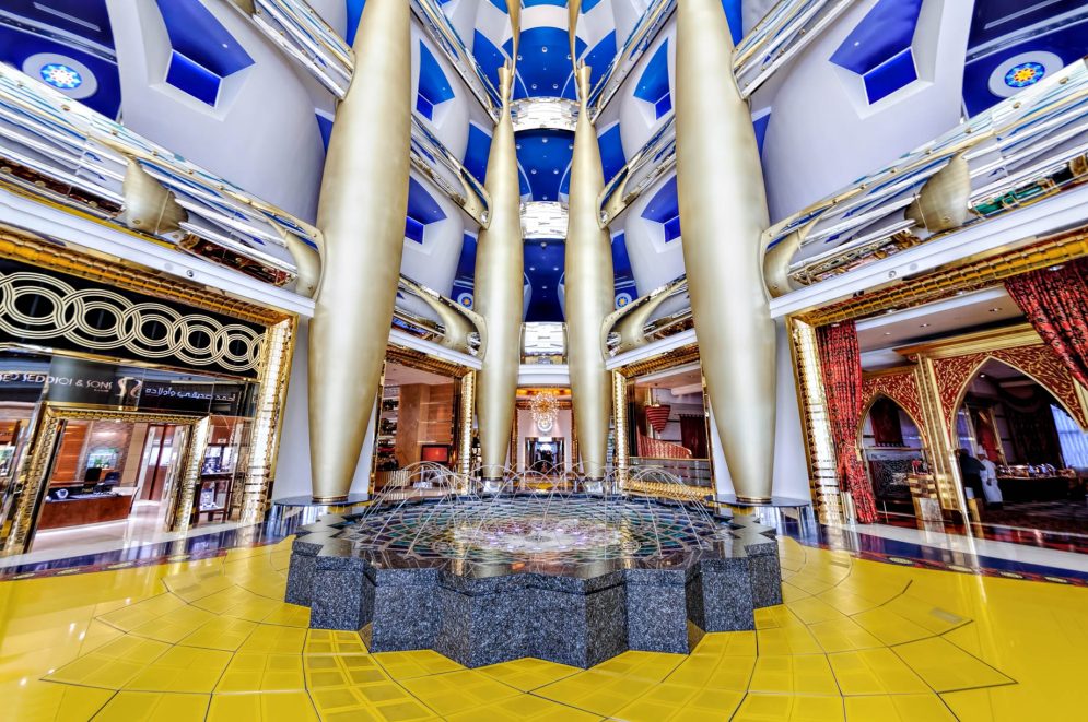 Burj Al Arab Jumeirah Hotel - Dubai, UAE - Upper Mezzanine