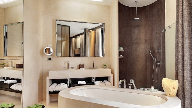 Bvlgari Hotel Milano - Milan, Italy - One Bedroom Suite Bathroom