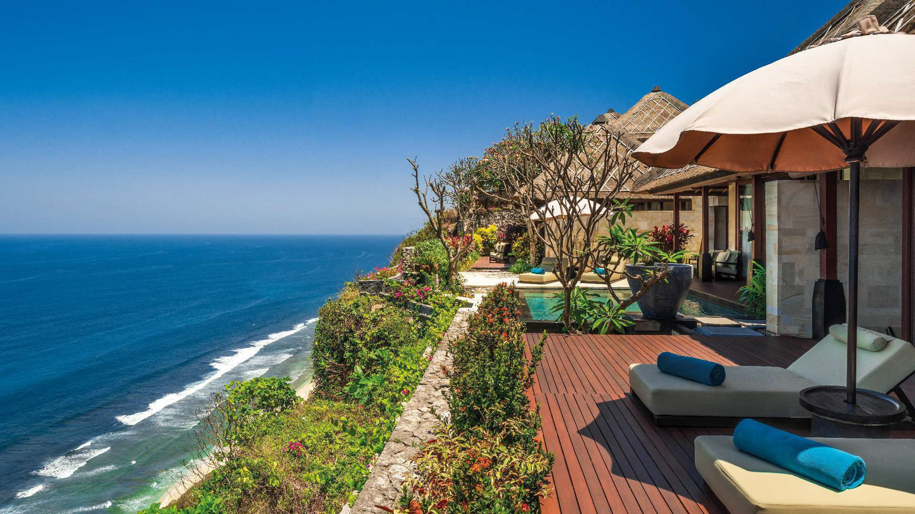 Bvlgari Resort Bali – Uluwatu, Bali, Indonesia – Ocean Cliff Villa Pool Deck View
