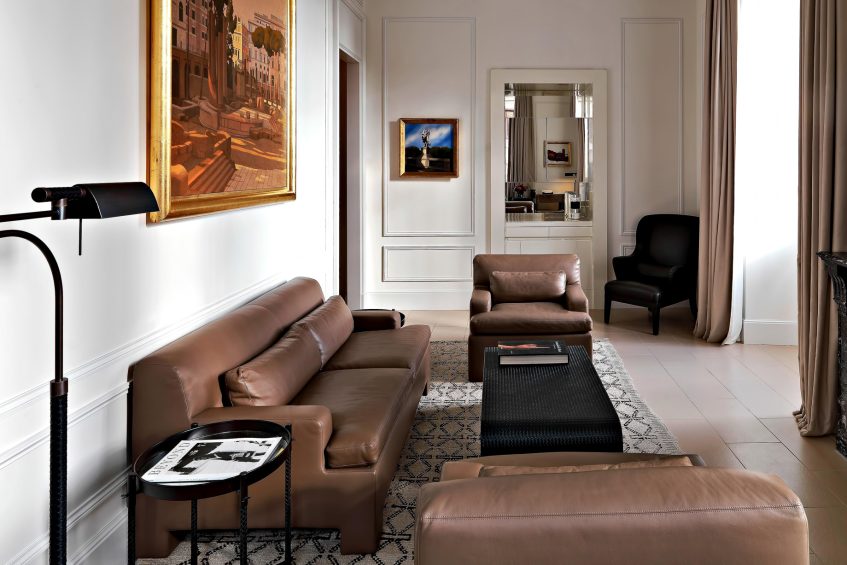 The St. Regis Rome Hotel - Rome, Italy - Bottega Veneta Suite Living Room