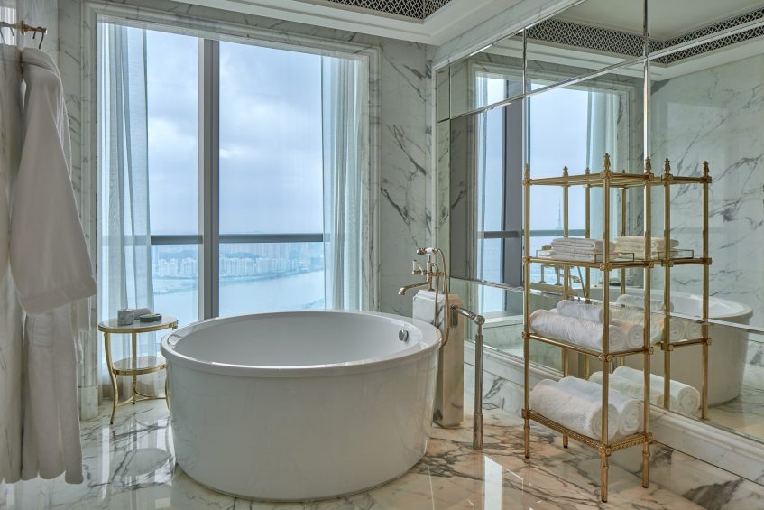 The St. Regis Zhuhai Hotel - Zhuhai, Guangdong, China - Caroline Astor Suite Bathroom Tub