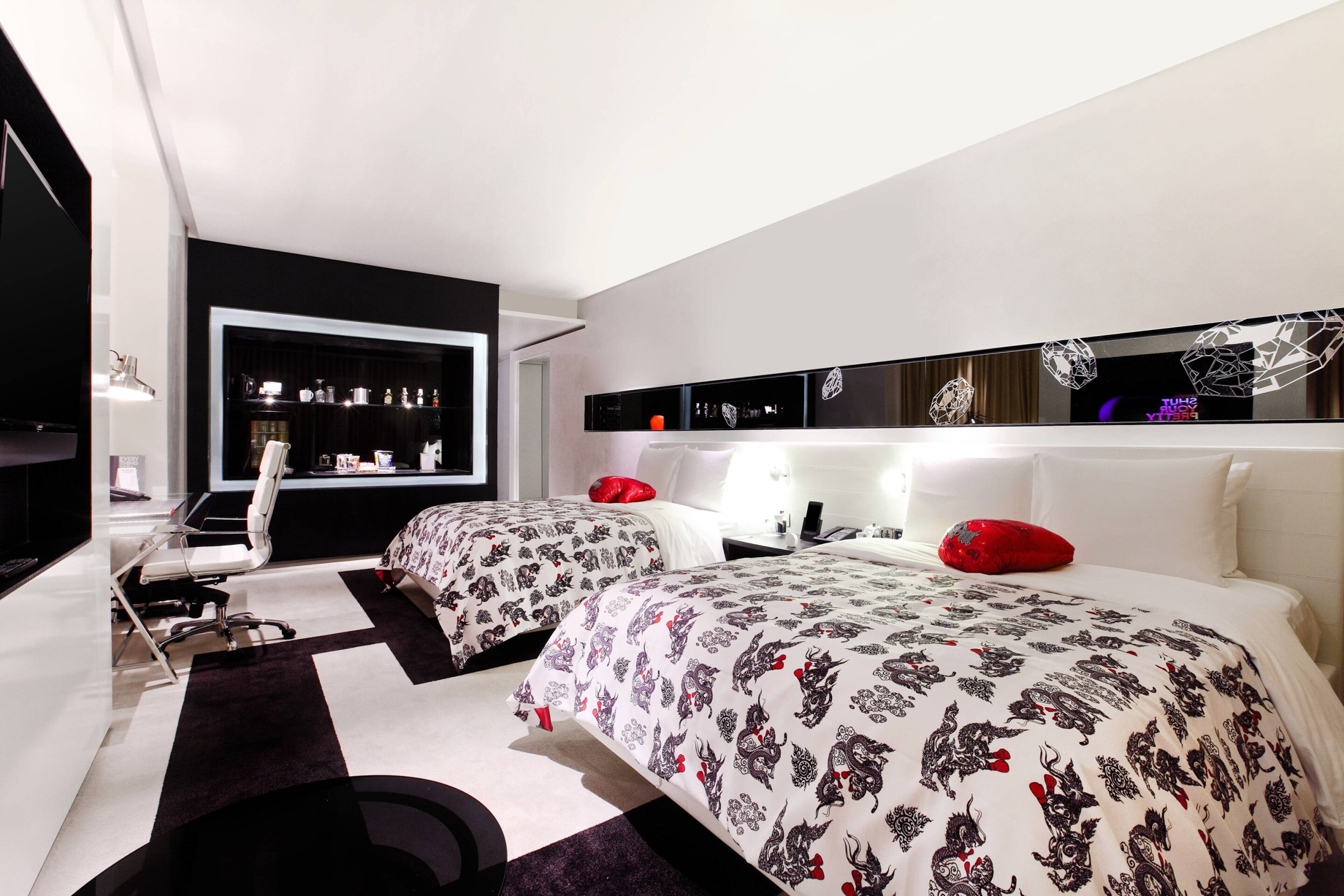 W Bangkok Hotel - Bangkok, Thailand - Cool Corner Guest Room Twin