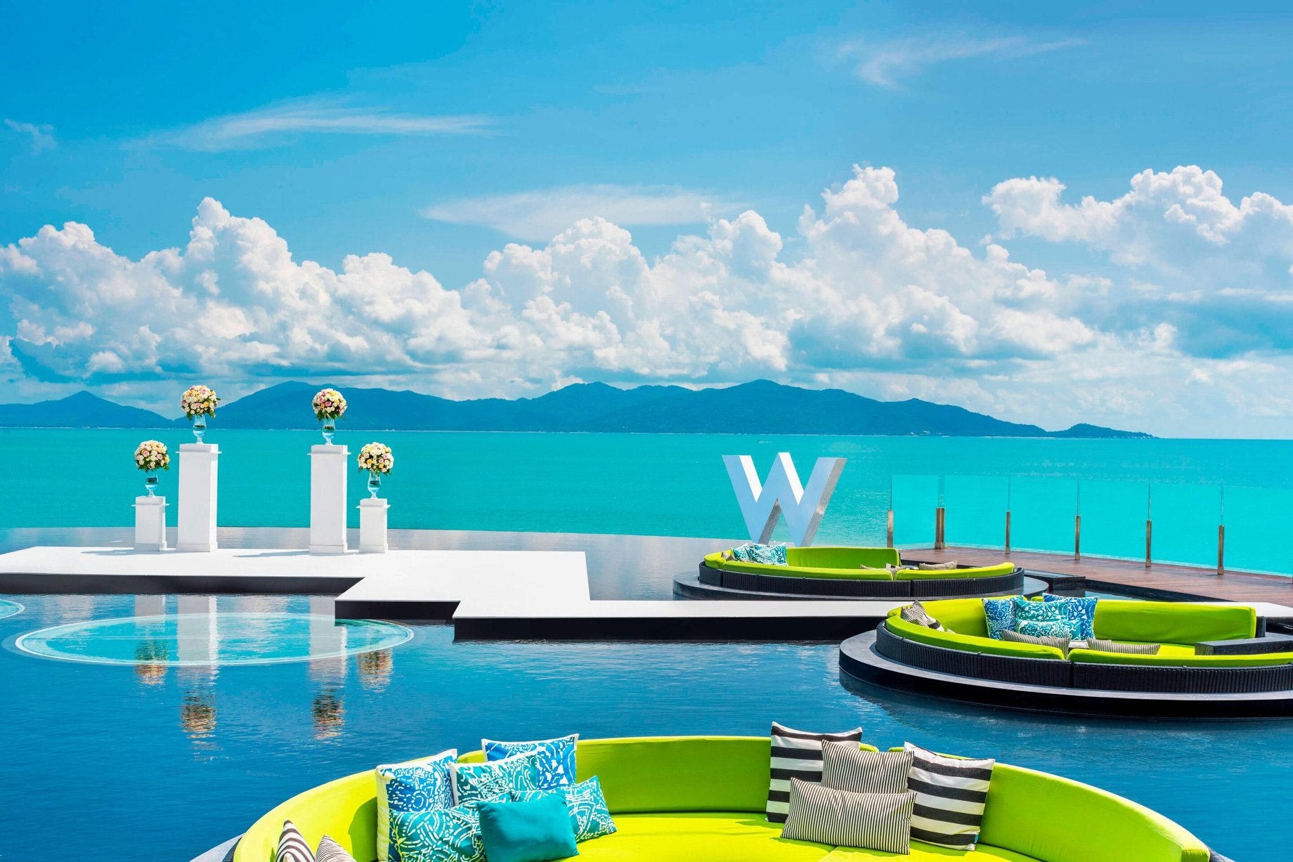 W Koh Samui Resort – Thailand – Pool Deck Wedding at WOOBAR