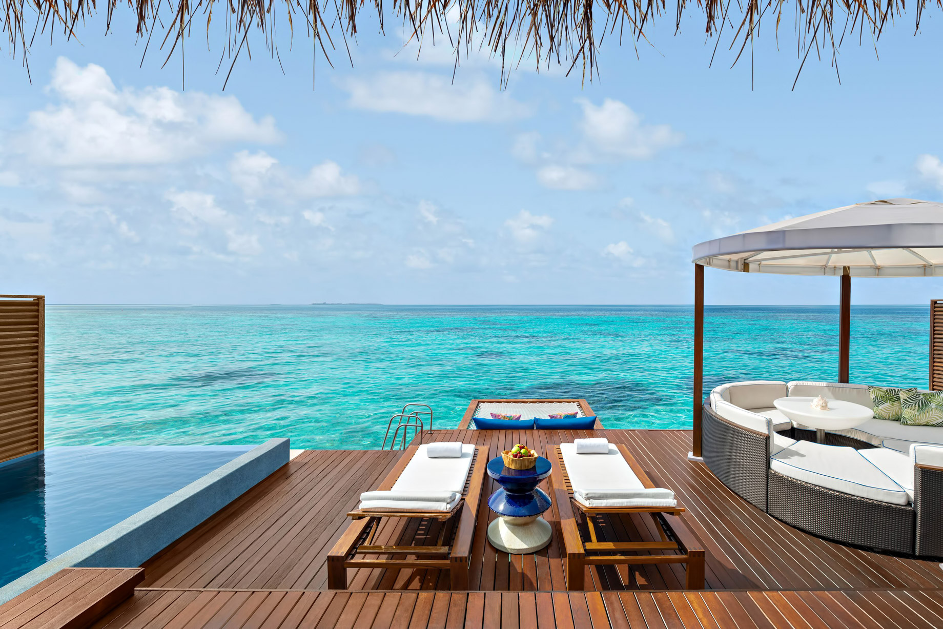 024 – W Maldives Resort – Fesdu Island, Maldives – Overwater Bungalow Pool Terrace