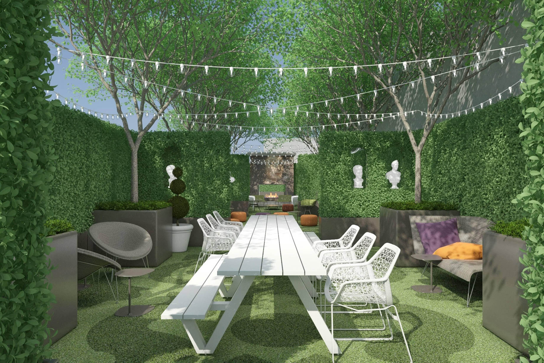 W Philadelphia Hotel – Philadelphia, PA, USA – Wet Deck Secret Garden