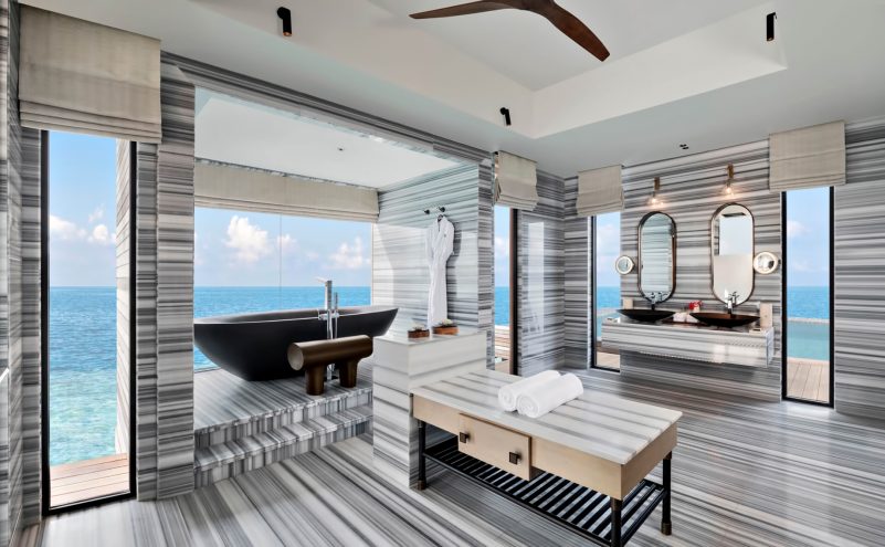 Waldorf Astoria Maldives Ithaafushi Resort - Ithaafushi Island, Maldives - Stella Maris Ocean Villa Infinity Pool Master Bathroom