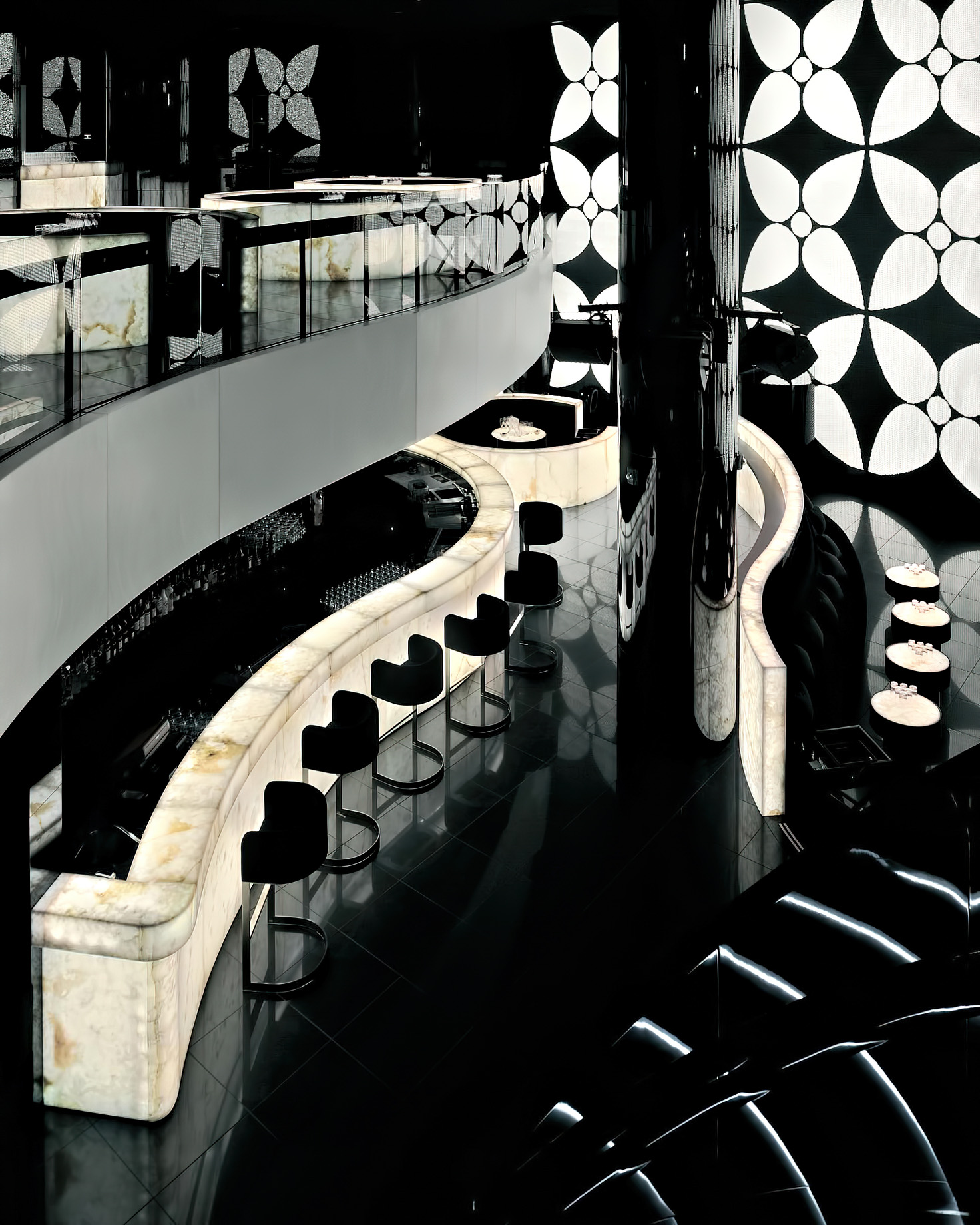Armani Hotel Dubai – Burj Khalifa, Dubai, UAE – Armani Prive Night Club Bar