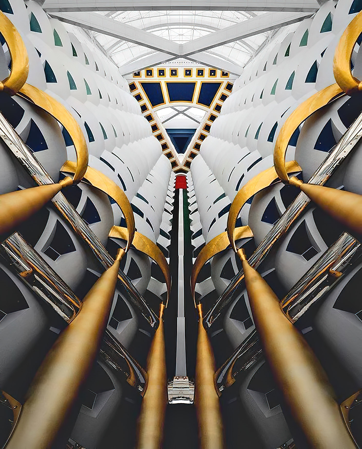 Burj Al Arab Jumeirah Hotel - Dubai, UAE - Atrium