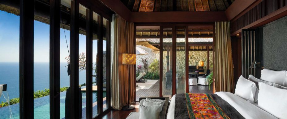 Bvlgari Resort Bali - Uluwatu, Bali, Indonesia - Ocean Cliff Villa Bedroom Ocean View