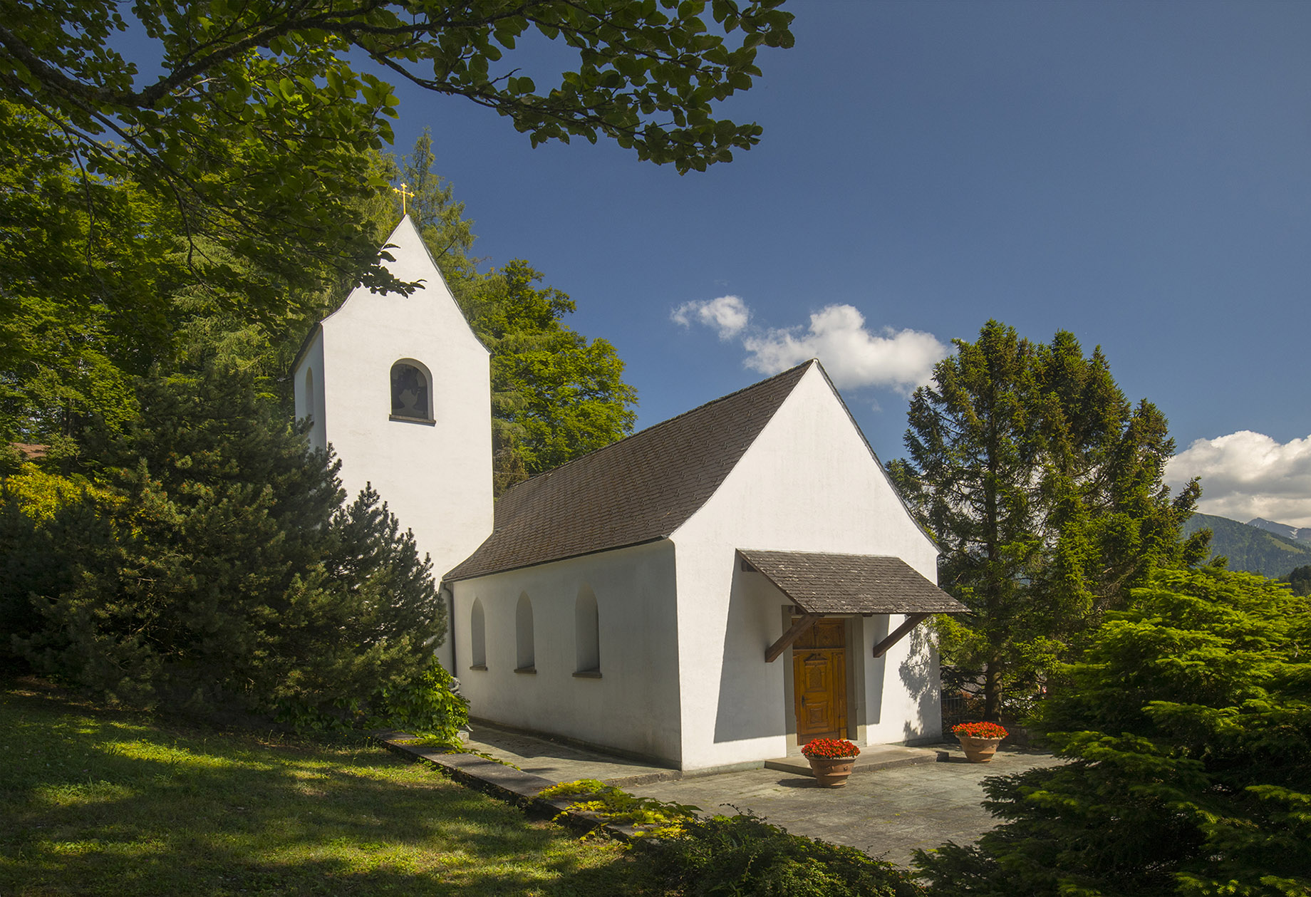 Taverne 1879 - Burgenstock Hotels & Resort - Obburgen, Switzerland - Chapel Where Audrey Hepburn Married Mel Ferrer