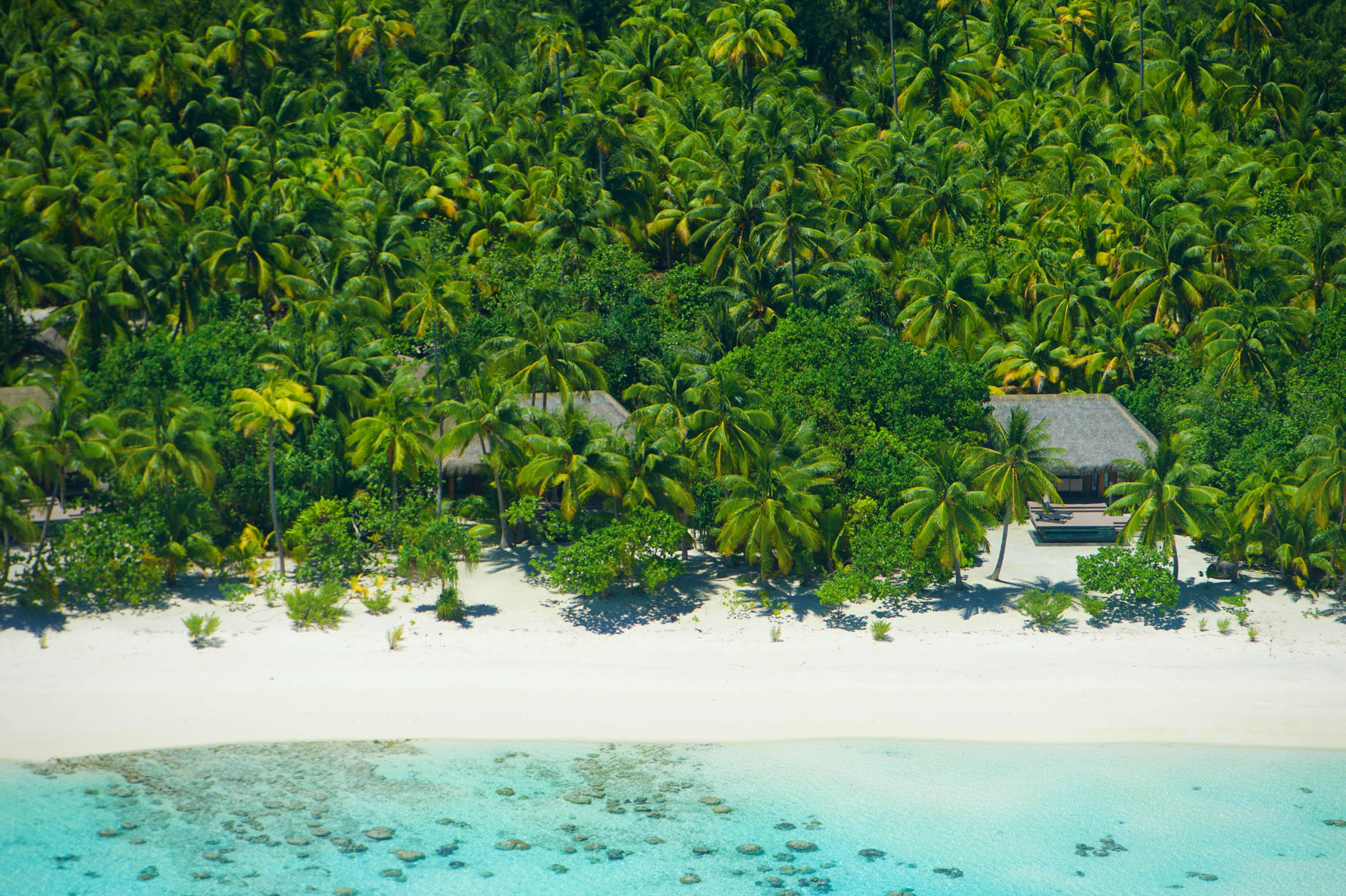 The Brando Resort – Tetiaroa Private Island, French Polynesia – Aerial Resort Villa View