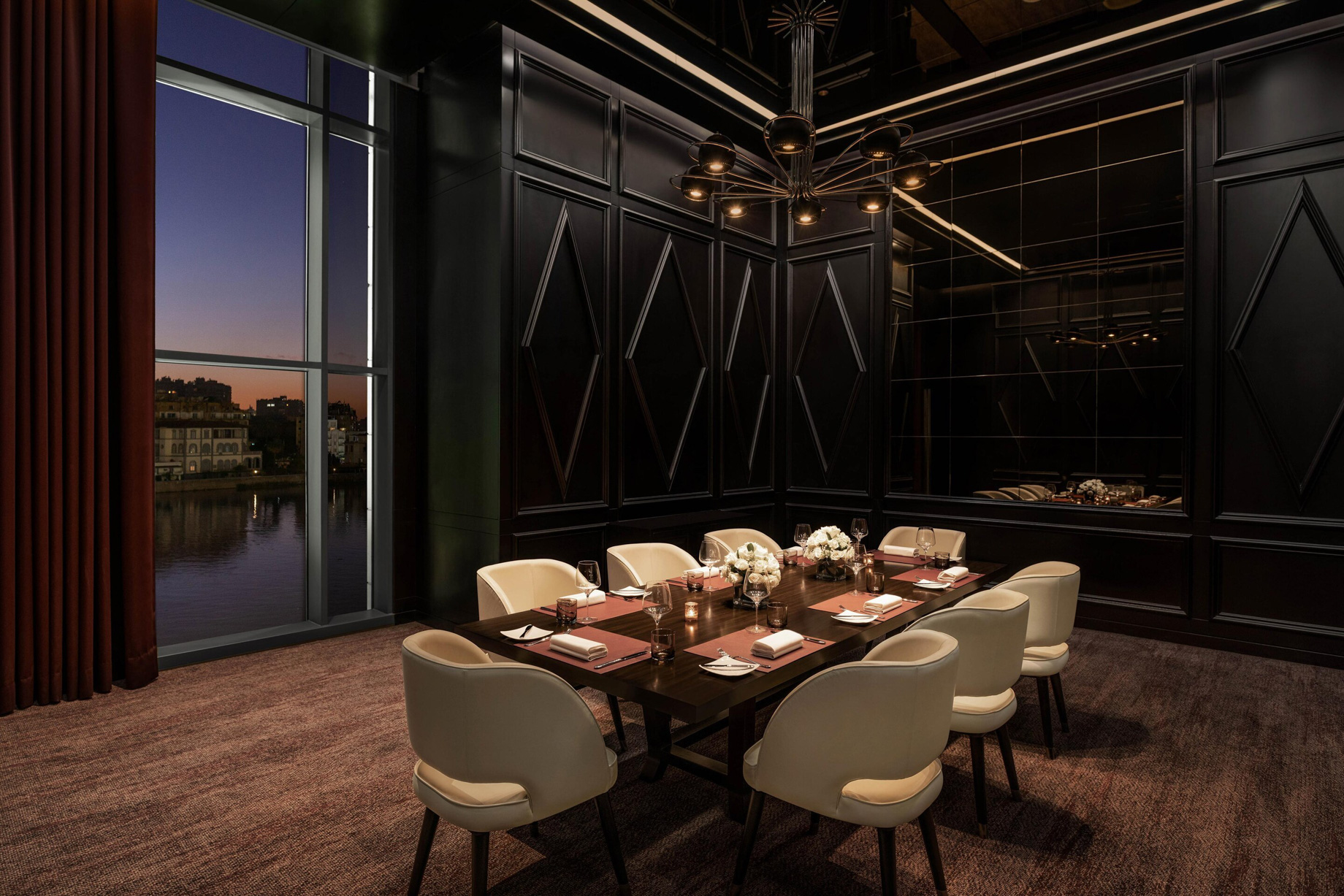 The St. Regis Cairo Hotel - Cairo, Egypt - J&G Steakhouse Restaurant Private Dining Room View
