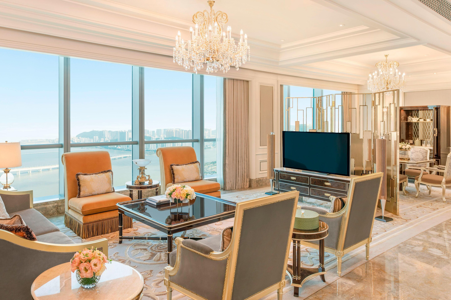 The St. Regis Zhuhai Hotel – Zhuhai, Guangdong, China – Caroline Astor Suite Living Room