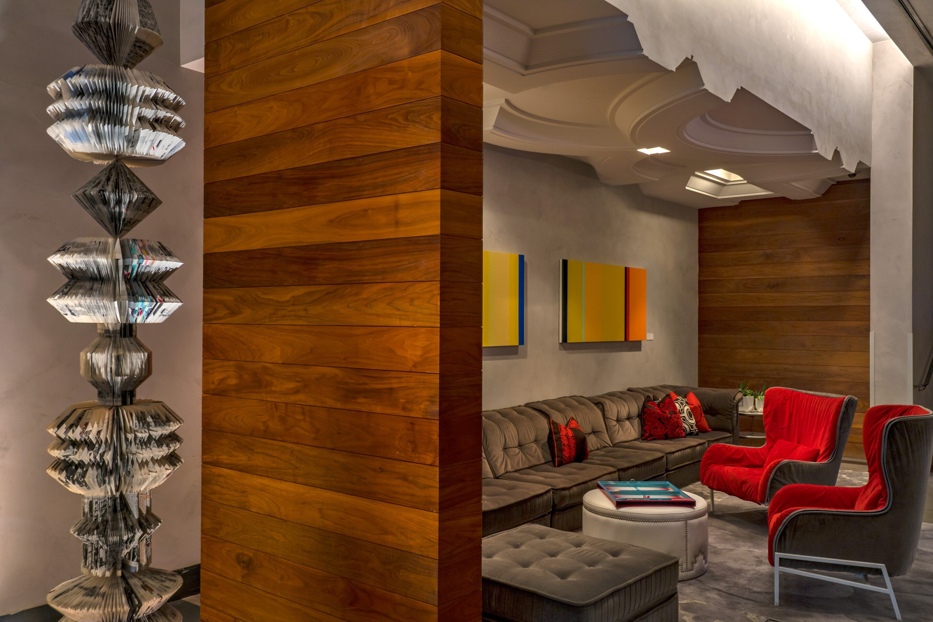 W Austin Hotel - Austin, TX, USA - Entry Art