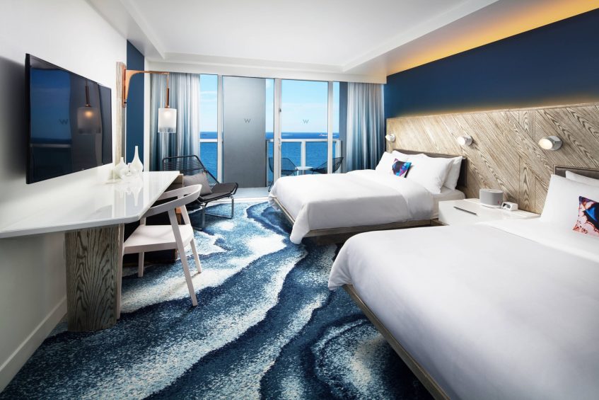 W Fort Lauderdale Hotel - Fort Lauderdale, FL, USA - Fabulous Oceanfront Queen Guest Room
