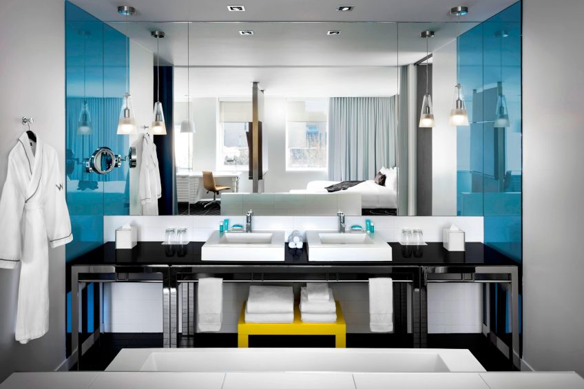 W Montreal Hotel - Montreal, Quebec, Canada - Fantastic Suite Bathroom