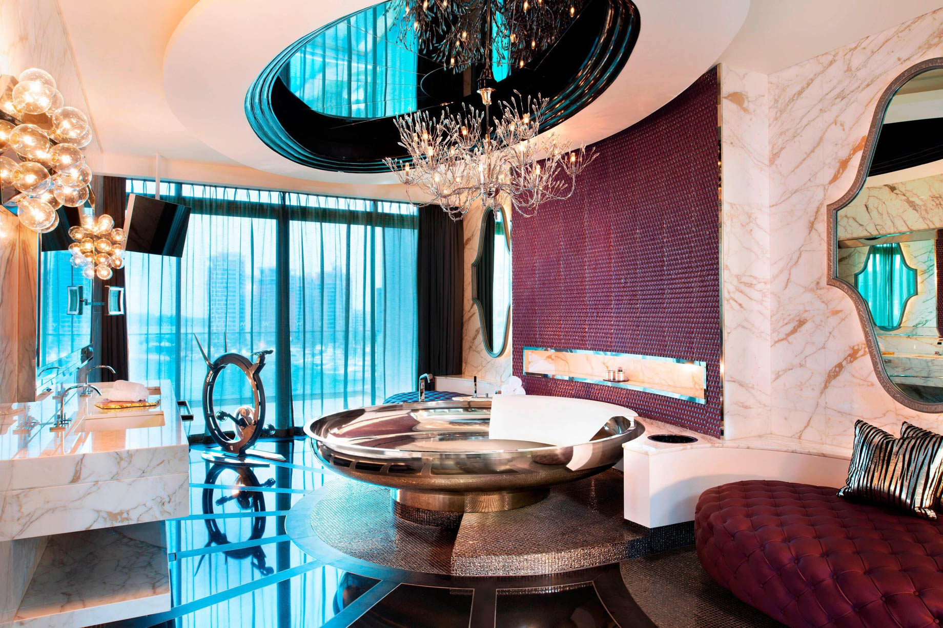 W Singapore Sentosa Cove Hotel – Singapore – Extreme WOW Suite Bathroom