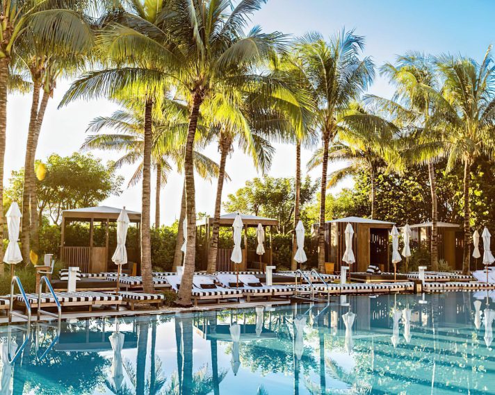 W South Beach Hotel - Miami Beach, FL, USA - Pool Cabana Sun