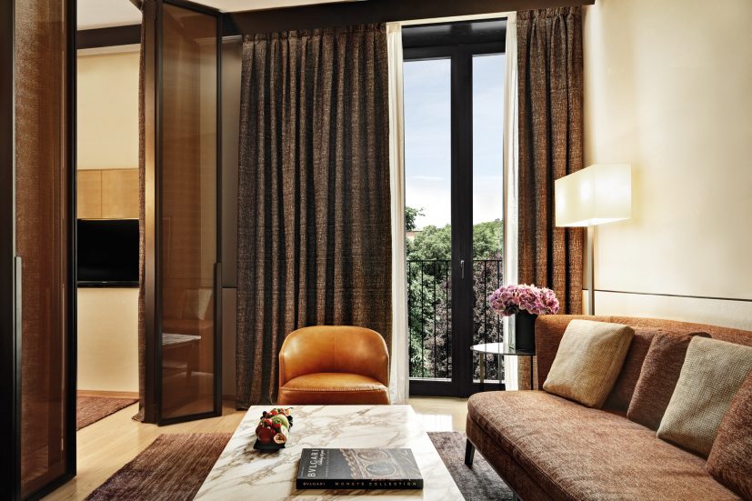 Bvlgari Hotel Milano - Milan, Italy - One Bedroom Suite Sitting Area