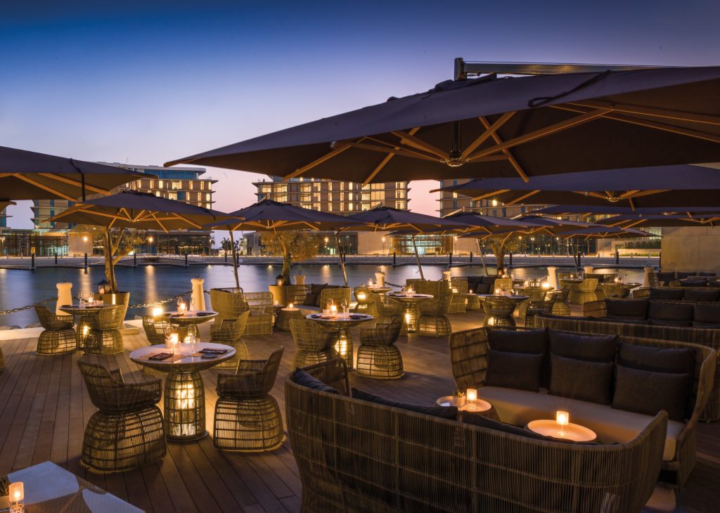 Bvlgari Resort Dubai - Jumeira Bay Island, Dubai, UAE - Il Cafe Terrace at Night