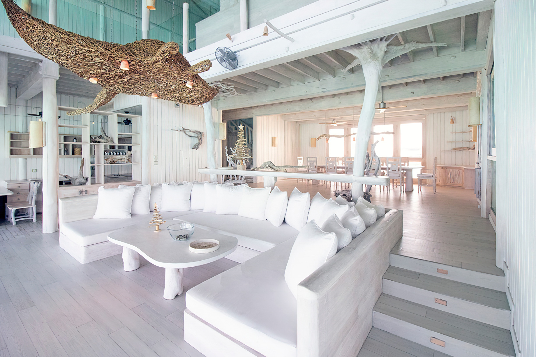 Soneva Jani Resort – Noonu Atoll, Medhufaru, Maldives – 4 Bedroom Water Reserve Villa Living Room