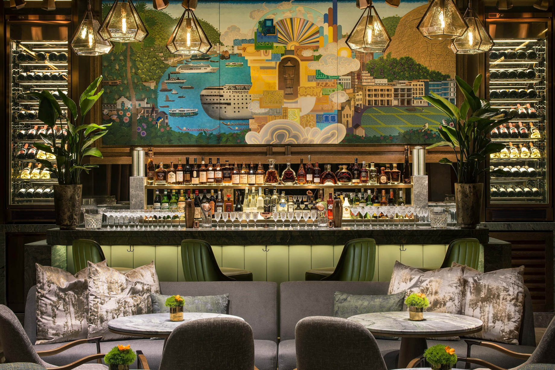 The St. Regis Hong Kong Hotel – Wan Chai, Hong Kong – The St. Regis Bar Inteior Design