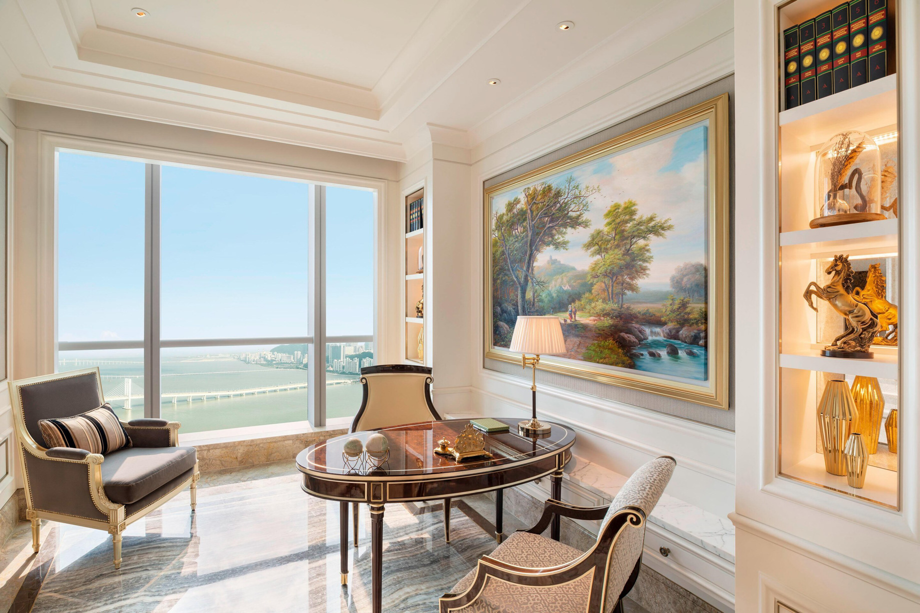 The St. Regis Zhuhai Hotel – Zhuhai, Guangdong, China – Caroline Astor Suite Study Room