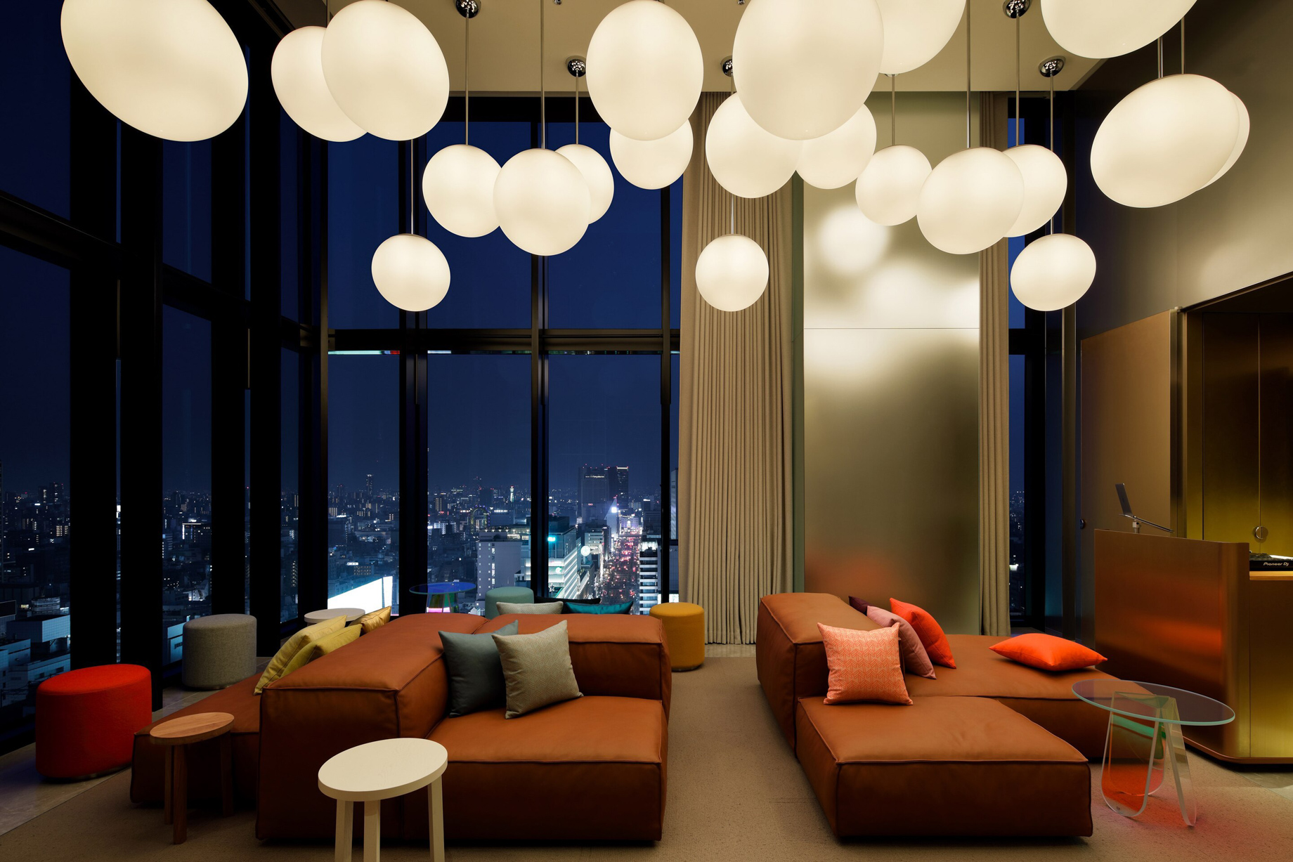 W Osaka Hotel - Osaka, Japan - Extreme WOW Penthouse Suite Living Area