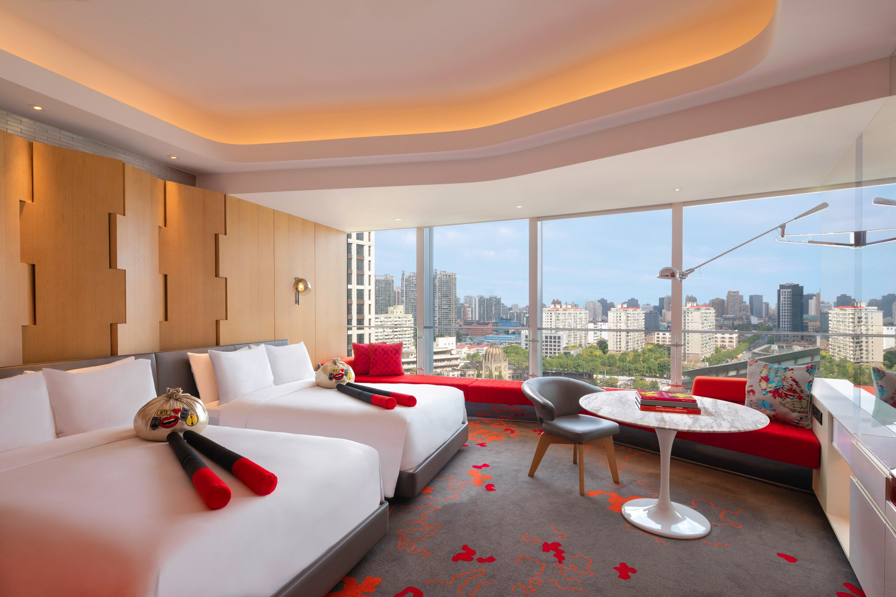 W Shanghai The Bund Hotel – Shanghai, China – Double Cozy Guest Room