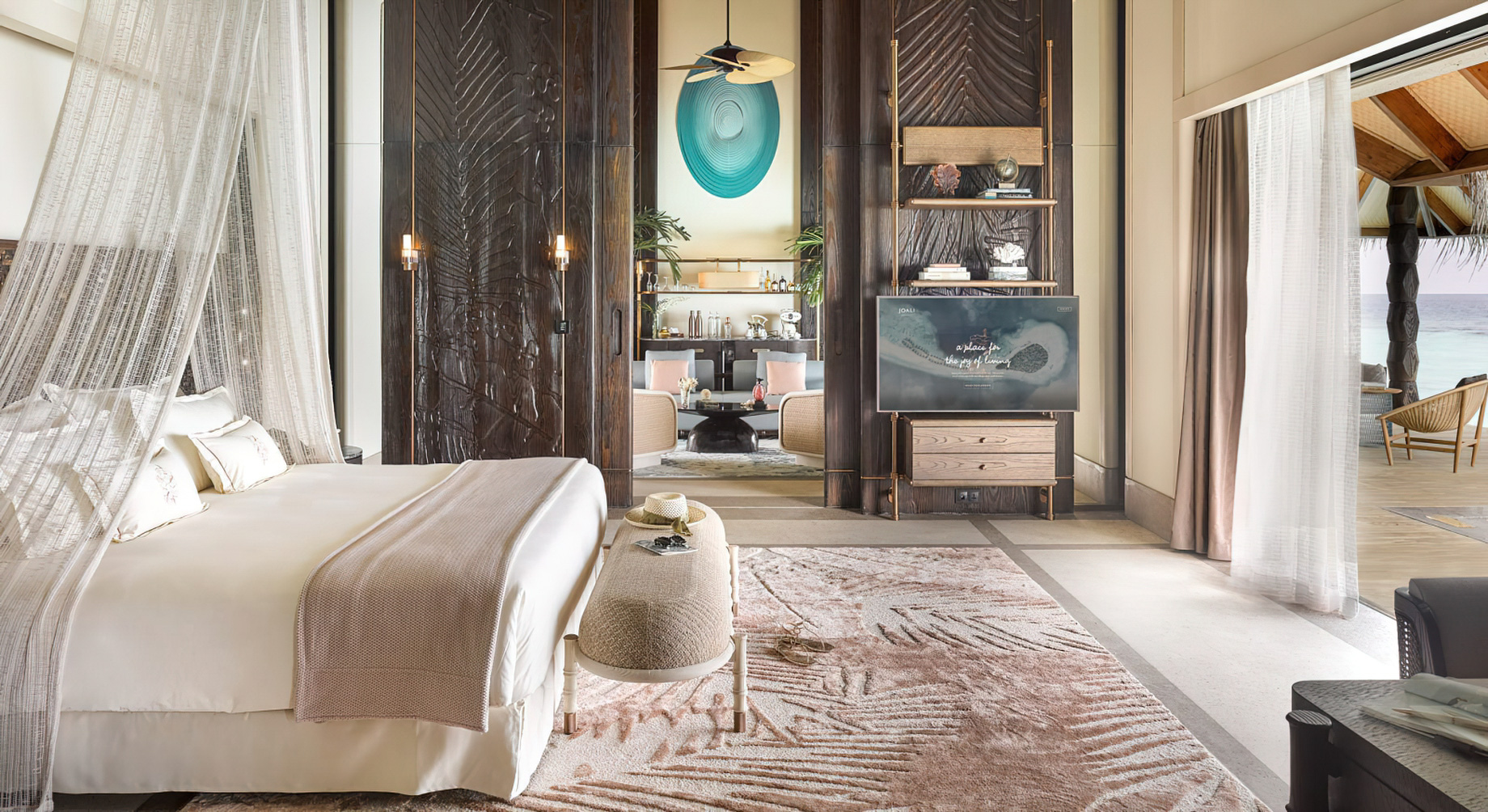 JOALI Maldives Resort - Muravandhoo Island, Maldives - Water Villa Master Bedroom
