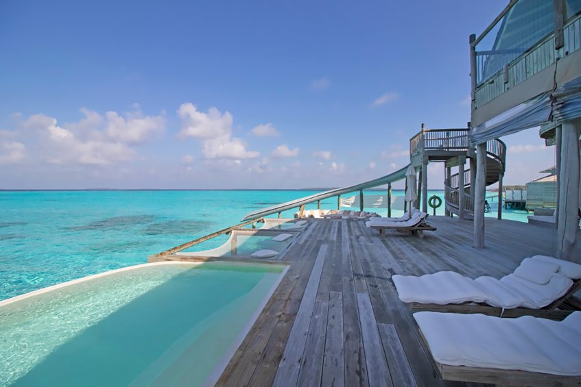 Soneva Jani Resort - Noonu Atoll, Medhufaru, Maldives - 4 Bedroom Water Reserve Villa Infinity Pool Deck