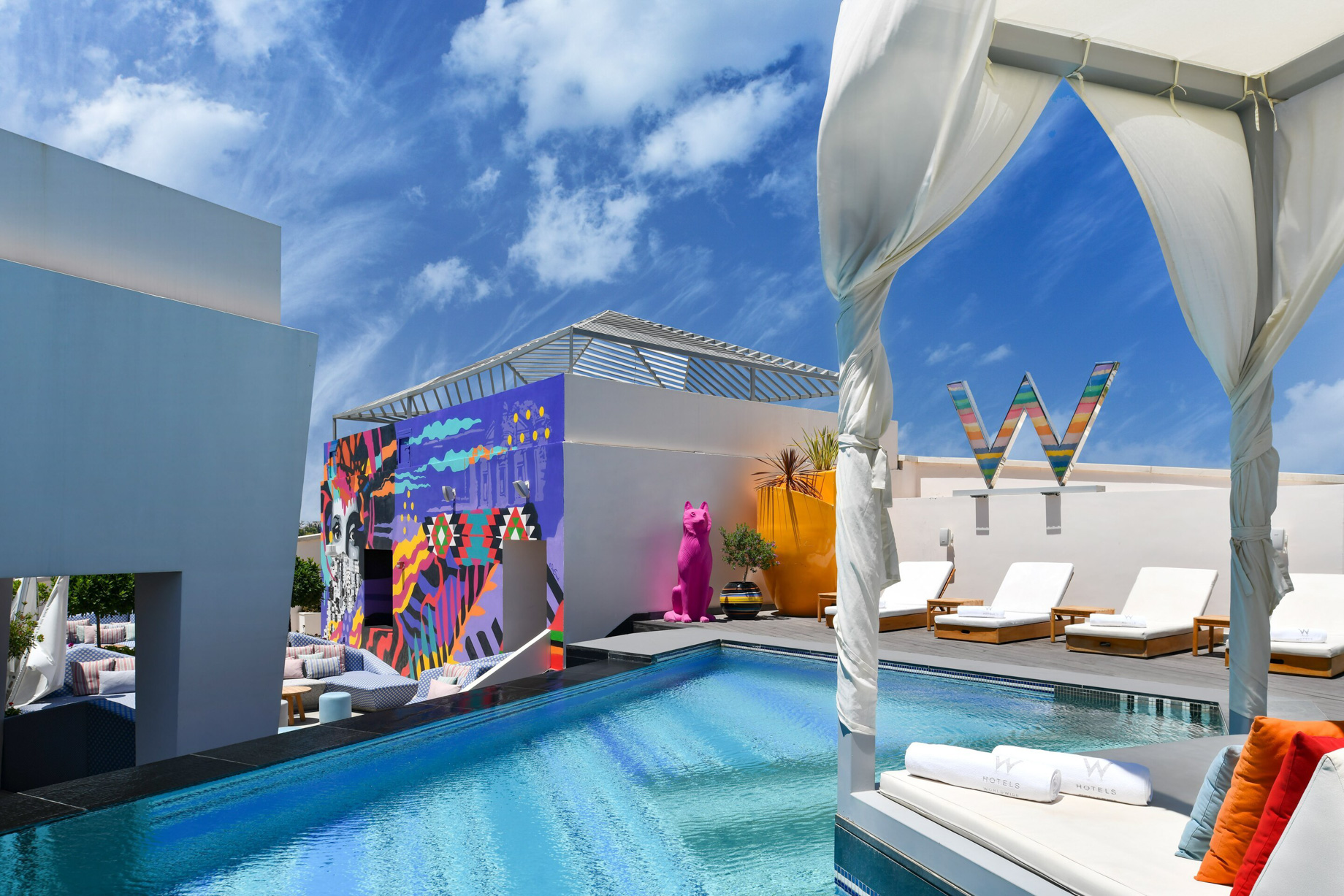W Amman Hotel – Amman, Jordan – WET Outdoor Heated Pool Lounge