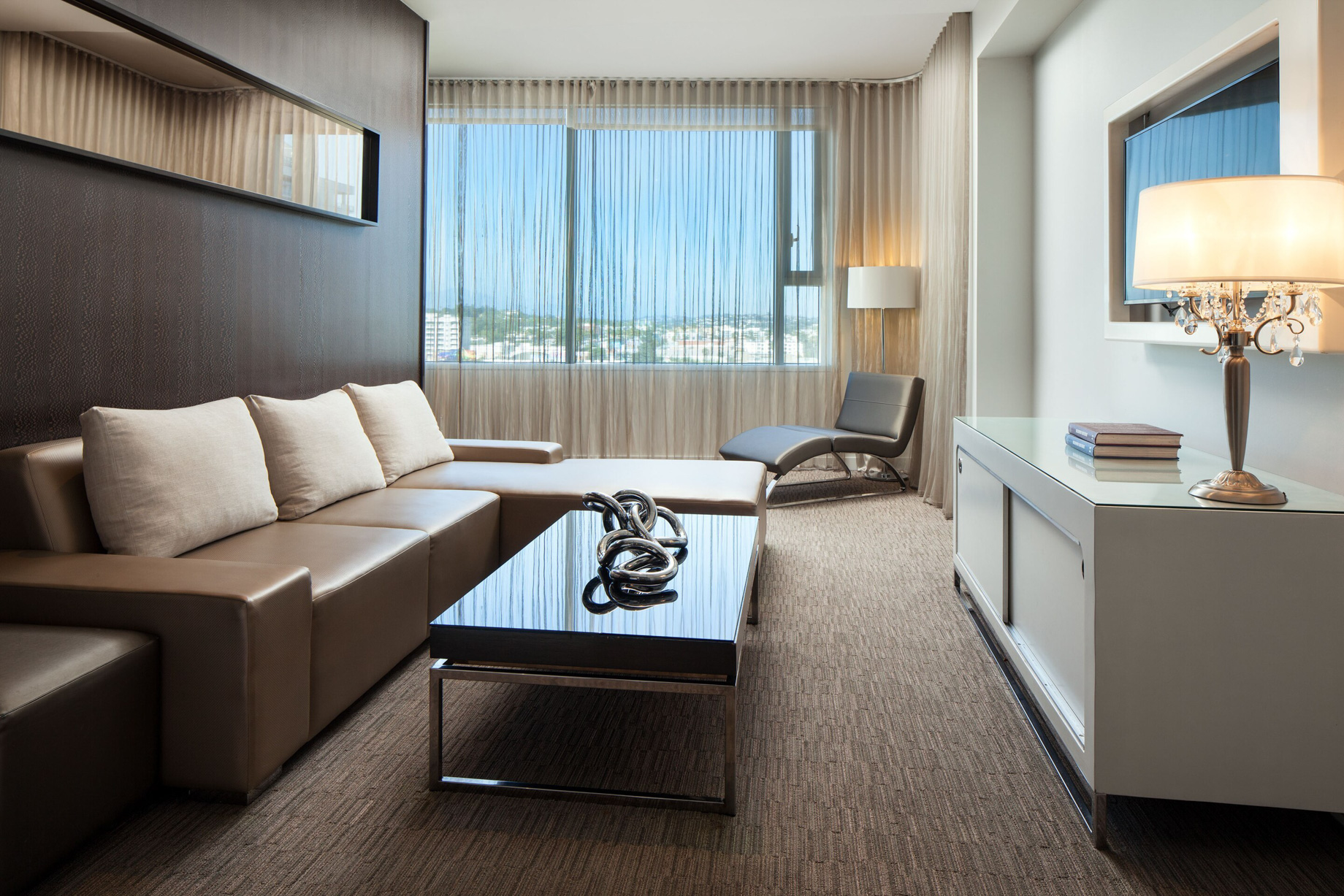 W Hollywood Hotel – Hollywood, CA, USA – Glam Suite Living Area