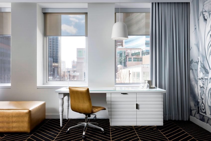 W Montreal Hotel - Montreal, Quebec, Canada - Fantastic Suite Work Desk