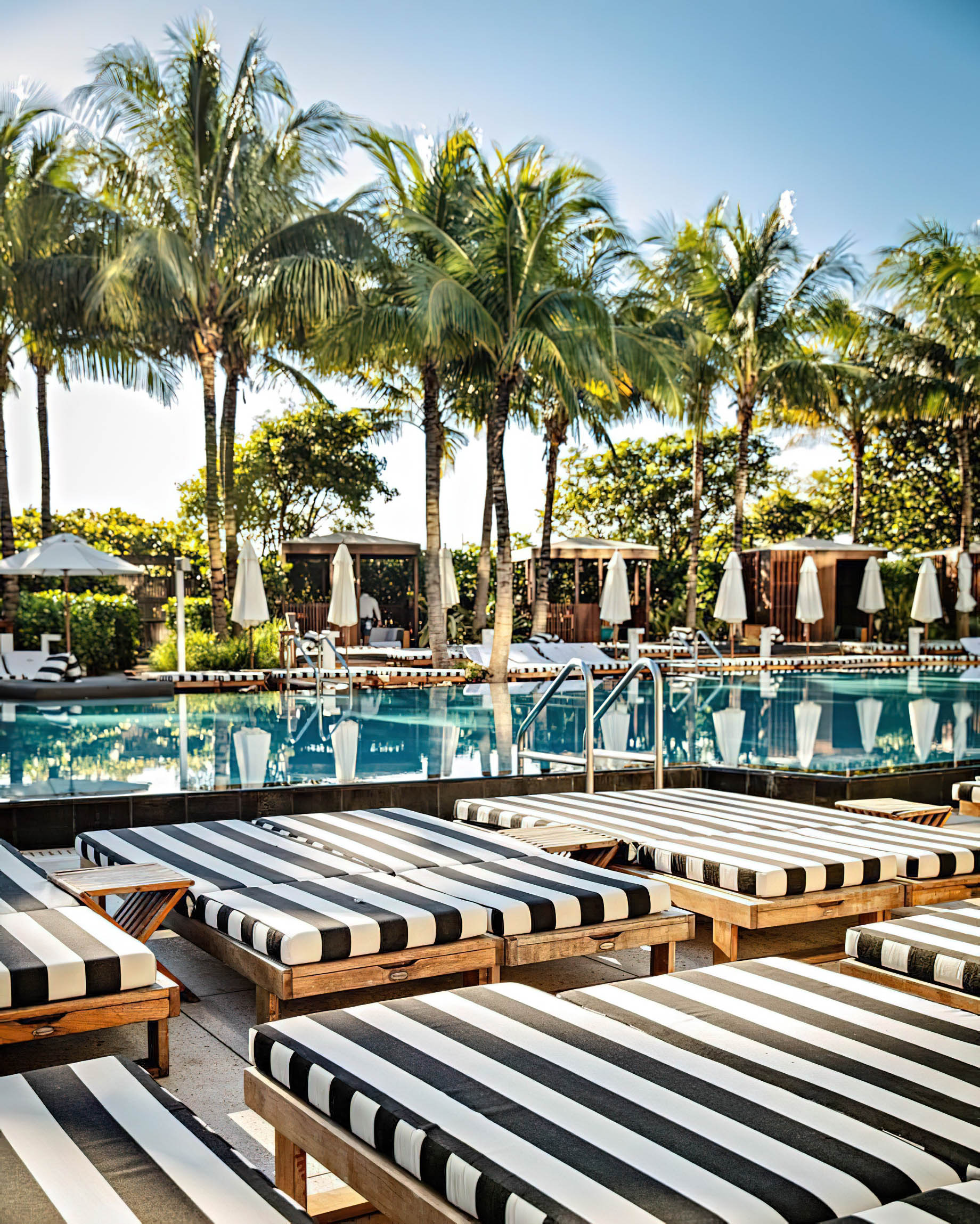 W South Beach Hotel – Miami Beach, FL, USA – Poolside Stripes