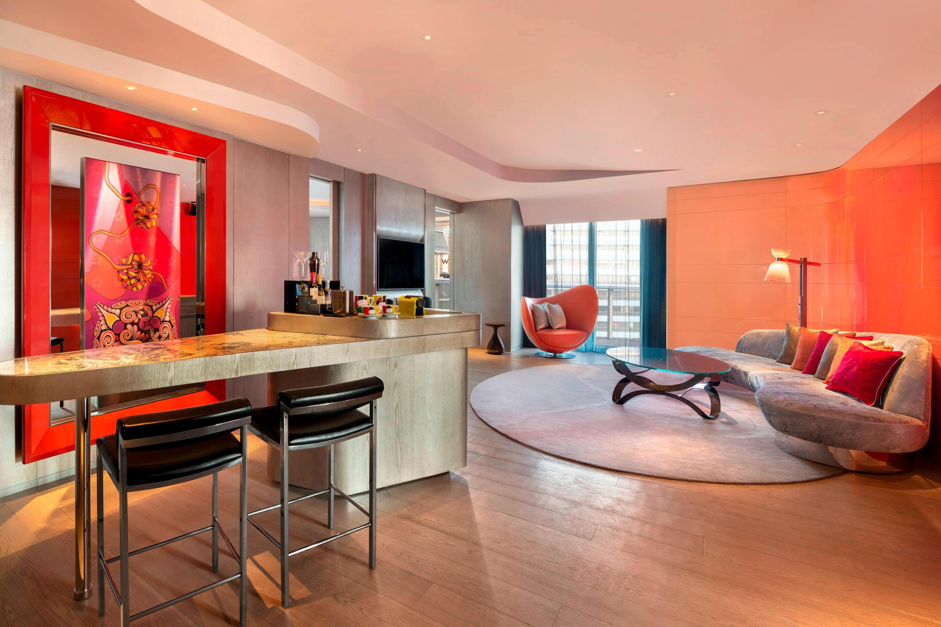027 – W Xi’an Hotel – Xi’an, Shaanxi Province, China – Living Room