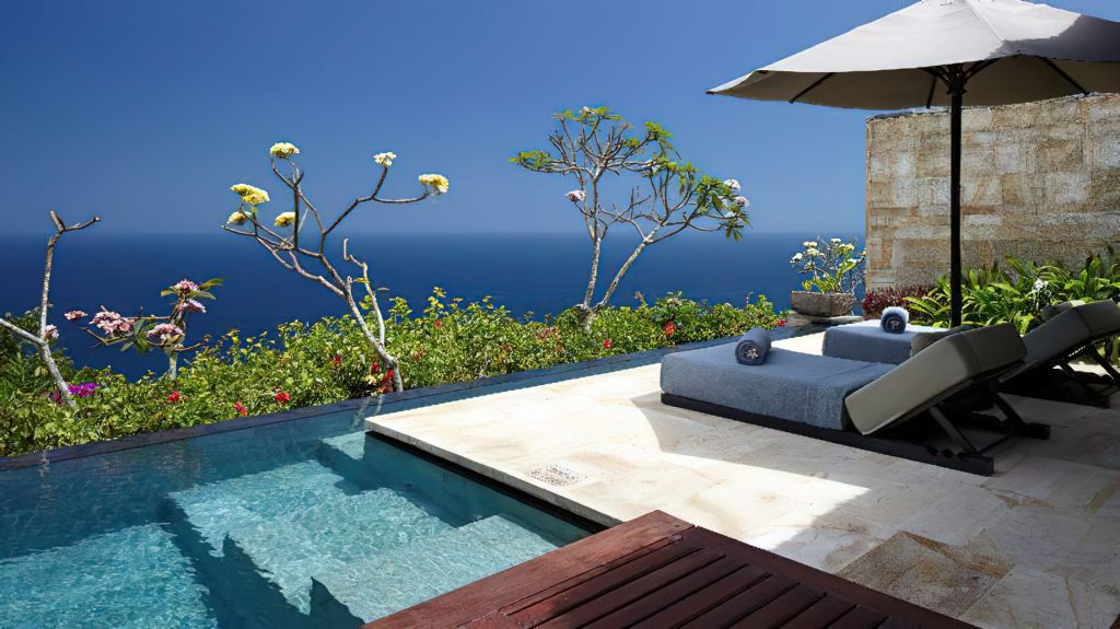 Bvlgari Resort Bali - Uluwatu, Bali, Indonesia - Ocean Cliff Villa Pool Deck Ocean View