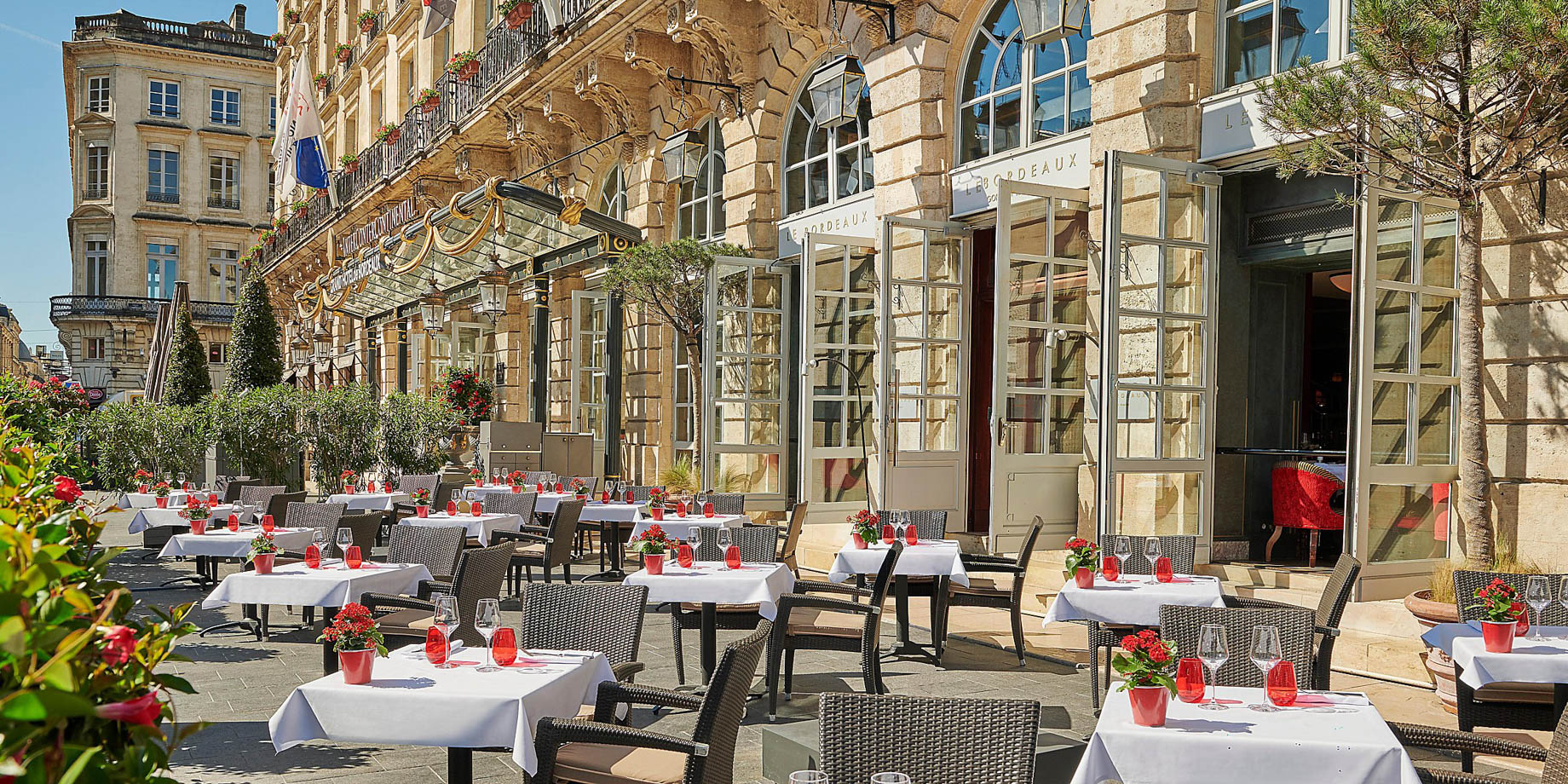 InterContinental Bordeaux Le Grand Hotel – Bordeaux, France – Restaurant Front Patio
