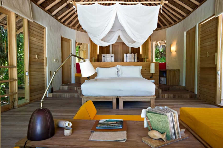 Six Senses Laamu Resort - Laamu Atoll, Maldives - Ocean Beachfront Villa Bedroom