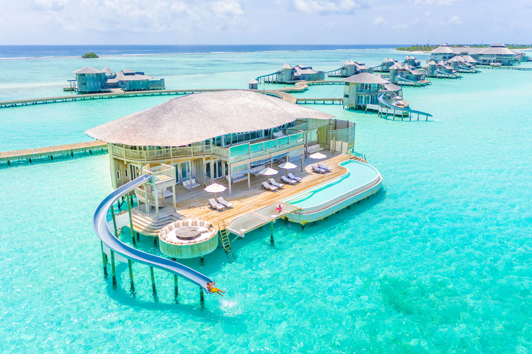 Soneva Jani Resort – Noonu Atoll, Medhufaru, Maldives – 4 Bedroom Water Reserve Villa with Slide Aerial