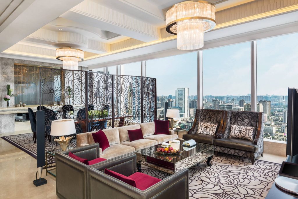 The St. Regis Chengdu Hotel - Chengdu, Sichuan, China - Presidential Suite Living Room