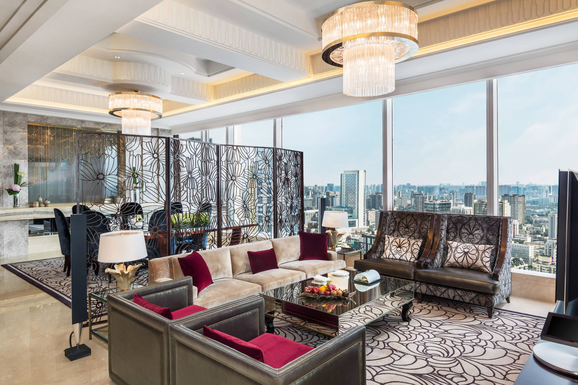 The St. Regis Chengdu Hotel – Chengdu, Sichuan, China – Presidential Suite Living Room