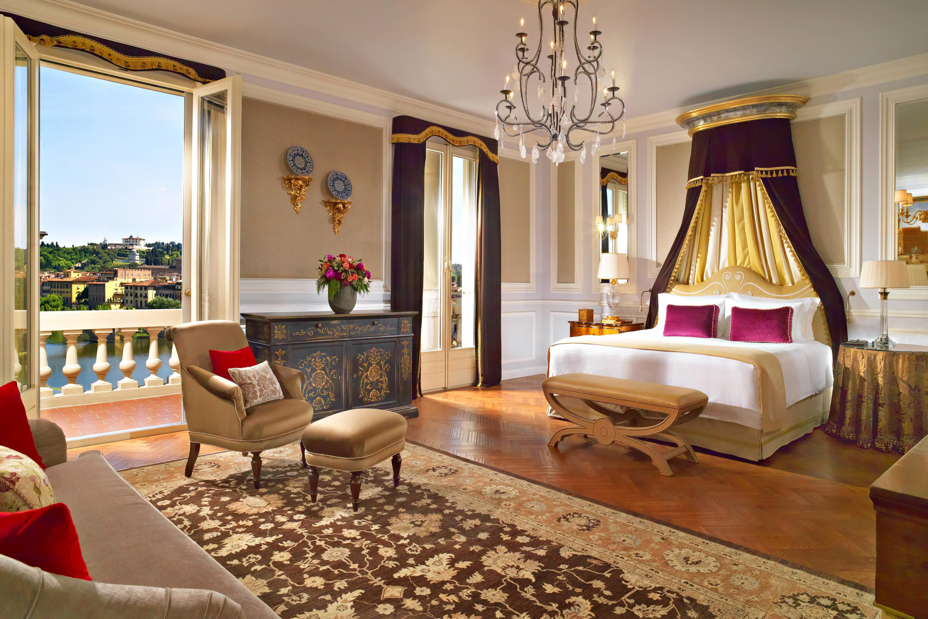The St. Regis Florence Hotel – Florence, Italy – Presidential Da Vinci Suite Bedroom