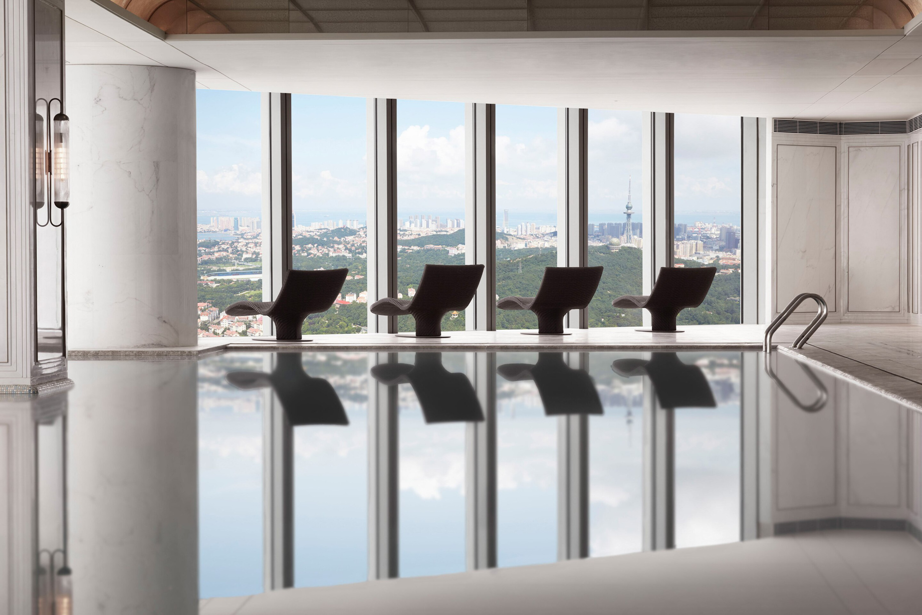 The St. Regis Qingdao Hotel - Qingdao, Shandong, China - Infinity Pool View_